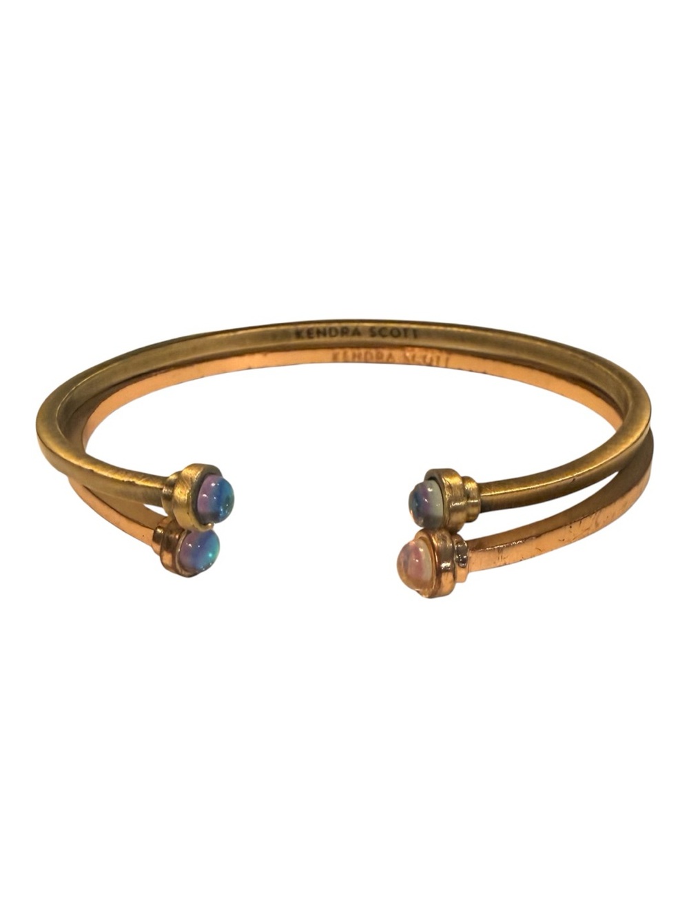 Kendra Scott Kriss Cuff Bracelets set of 2 rose gold/gold